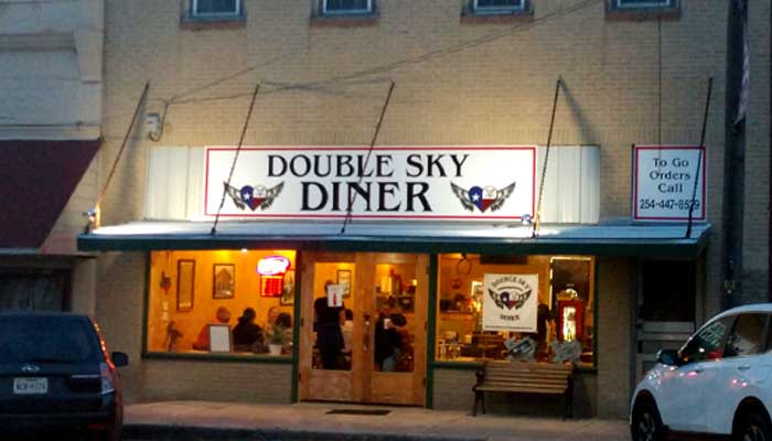 Double Sky Diner Moody Texas restaurant and catering location